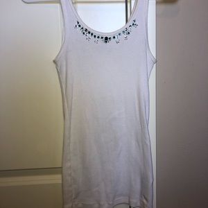 White Abercrombie tank top